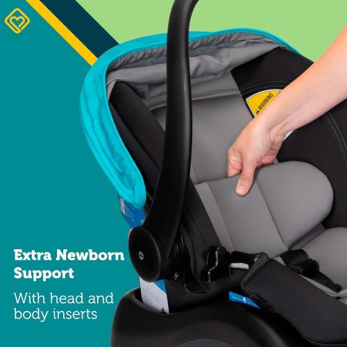 Safety 1st OnBoard FLX Infant Car Seat with Base, Lightweight Baby Car Seat for Travel, Monument 4
