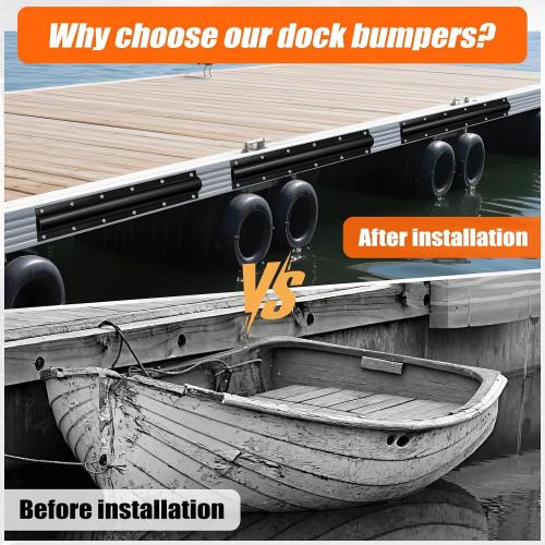 5 Park and 10 Park Dock Edging 10 Feet/20 FeetBoat Dock Bumpers for Dockside and Edge,Dock Greater Protector Rub Rail for Boats