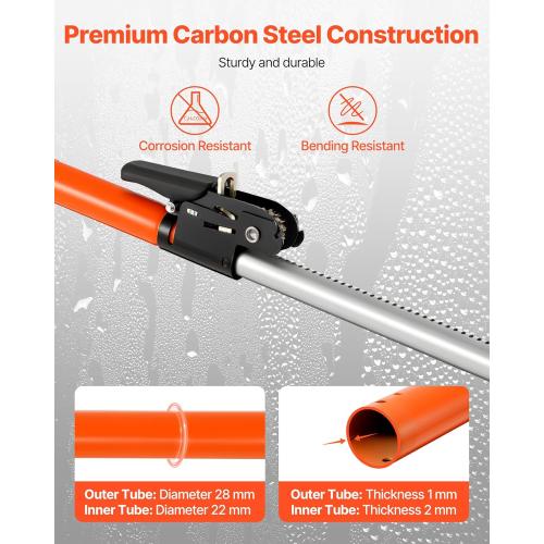 VEVOR Cargo Bar, Ratcheting Cargo Bar Adjustable from 40 to 73, Heavy-Duty Steel Cargos Stabilizer with Storage Net & Non-Slip Foot Pads, Telescoping Load Lock Bars Stop Sliding for SUVs, Sedans