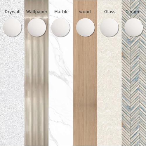 Door Stoppers - 1.57 White Door Stoppers for Wall (12 Pack), with Heavy-Duty Adhesive - Wall Protector & Shock-Absorbent Protectors from Door Knobs - Prevents Scratches on Walls & Doors