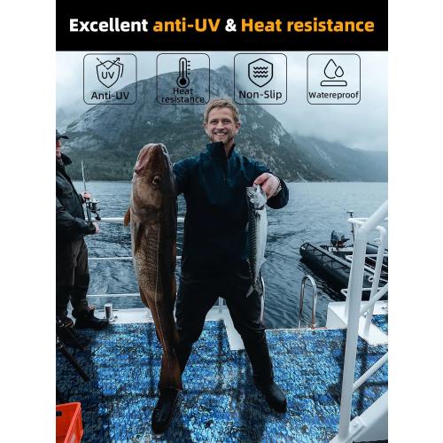FOCEAN Boat Flooring EVA Foam Boat Decking Camo Marine Flooring Self-Adhesive Marine Mat for Motorboat RV Yacht Kayak 94.5 x 47.2/23.6/15.7