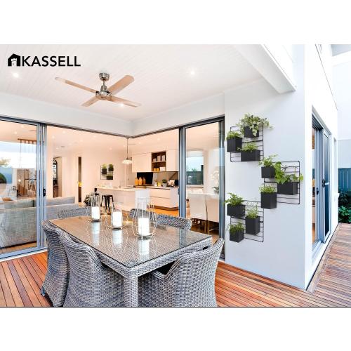 KASSELL Vertical Garden Wall Planter. Wall Mounted for Indoor Outdoor. All Metal Black Vertical Planter with No Assembly Required. Planter for Indoor Plants Flowers, Herbs, Succulents and Plants