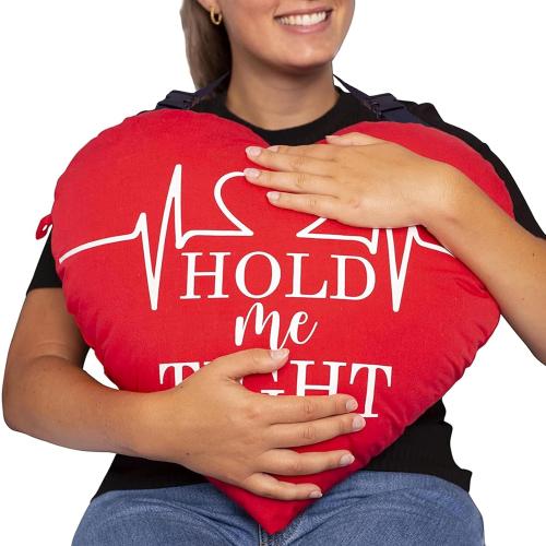 MOYOAMA Open Heart Surgery Pillow for Heart Surgery Recovery Gifts - After Bypass Surgery Must Haves, Gifts for Chest Surgery Recovery, Seatbelt Pillows for Post-Surgery, Shock Absorbing Chest Pillow