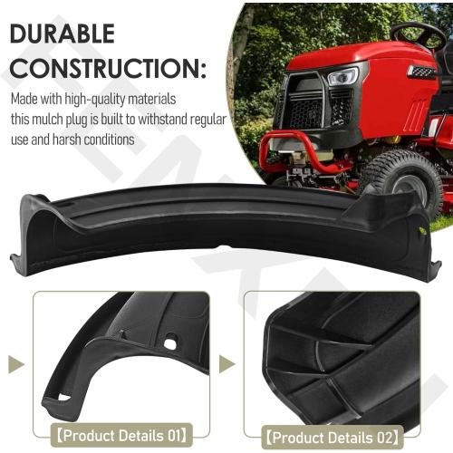 731-09312 19A30013 Mulch Plug 30 Deck Compatible with Cub Cadet/MTD/Troy-Bilt/Craftsman Lawn Mower, Fits TB30R, CR30, R-105, R-110, R-140, R-1500