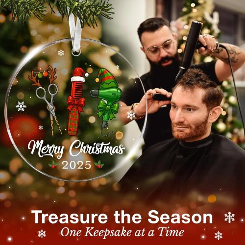 Hairdresser Gifts - Christmas Ornaments for Women Hair Stylist, Best Gift Ideas for Female Hairdressers, Unique and Decorative Hairstylist Gifts, Perfect for Hair Dresser Women