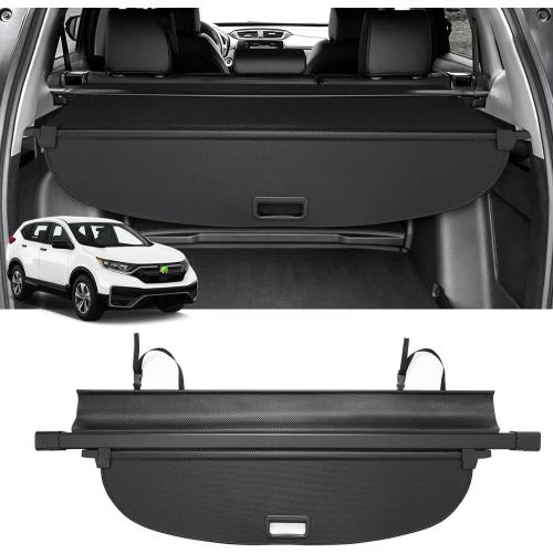 Powerty Cargo Cover for 2017-2021 2022 Honda CR-V CRV Accessories Trunk Cover Retractable Trunk Shielding Shade Cargo Luggage Cover No Gap(Not Fit Honda HR-V)
