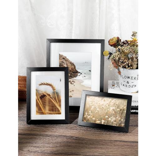 Black Annecy 16x20 Picture Frames (1 Pack, Black), Simple Designed Photo Frame, For Pictures 16x20 for Wall Mounting, Classic Simple Home Office Decor