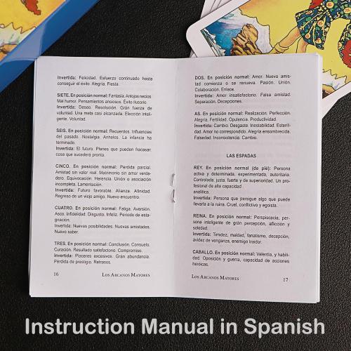 Cartas de Tarot en Español: Spanish Tarot Cards, Originales Cartas Tarot con Guia para Principiantes - Cartas de Tarot
