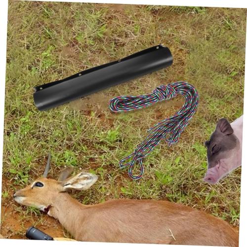 1 Set Utility Dragging Sled for Deer Hunting Heavy Duty Plastic Hauler for Outdoor Use Efficient Gear Transport Durable Design for Various Terrains