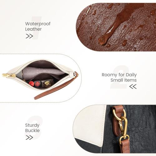 LOVEVOOK Laptop Bag for Women 17.3 Inch Laptop Tote Bag Vintage Leather Work Bags for Women Professional Computer bag