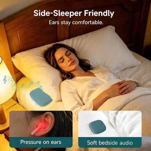 Under Pillow Sleep Speaker, Flat Bluetooth Pillow Speaker for Sleeping