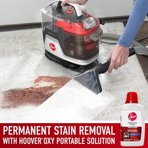 Hoover CleanSlate Plus Portable Carpet   Upholstery Spot Cleaner Machine, Powerful Suction with Versatile Tools, Pet Stain Remover, Car and Auto Detailer, Pair with Hoover Carpet Cleaner Solution