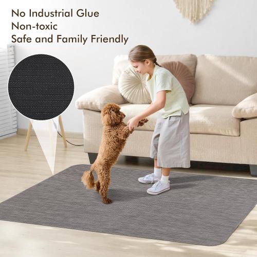Size 35x48 Color Black Blvornl Office Chair Mat for Hardwood Floor, 35 x 48 Desk Computer Chair Mat for Hard Wood and Tile Floor, Large Anti-Slip Hard Floor Protector Rolling Chair Mat, PVC Mat Desk Rug for Office Home