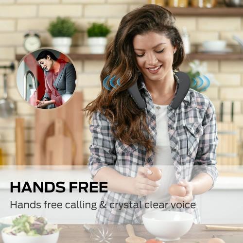 Monster Boomerang Neckband Bluetooth Speaker, Neck Wireless Wearable Speaker with 12H Playtime, True 3D Stereo Sound, Portable Soundwear, IPX7 Waterproof, for Home Sport Outdoor