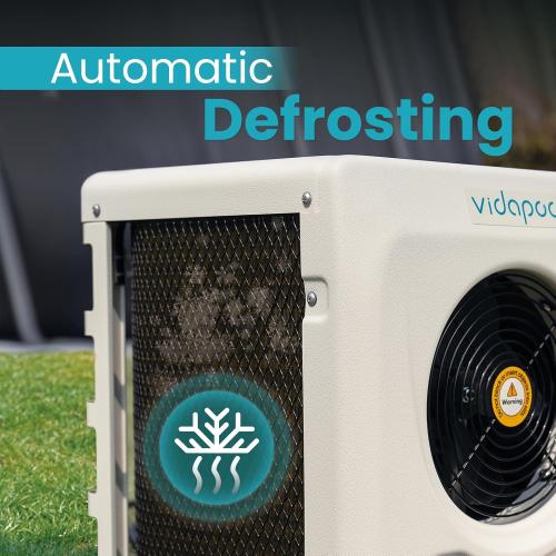 16,000 BTU Swimming Pool Heat Pump Electric Pool Heater for Above Ground Pools Up to 6,000 Gallons,Heating and Cooling Pool Heater 120V