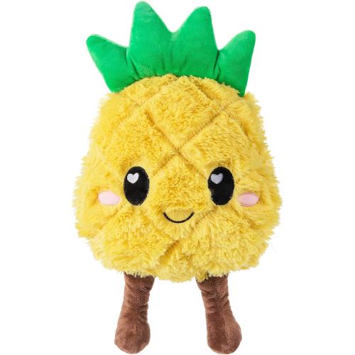 Pineapple Microwavable Unscented Heating Pad for Women and Kids- Cute Soft Cozy Pillow Plush Heatable Warm Stuffed Animals - Kawaii Hot and Cold Plushie Food Toy - Pineapple Gifts for Girls and Boys