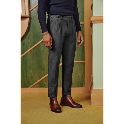 Size 44 LaFaurie Charles pants Suit Trousers Indigo