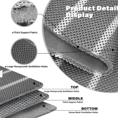 Aire-Flow Mattress Underlay with Breathable Mesh Fiber for RV Bed, Camper, Boat (82.67 * 59.05 in)
