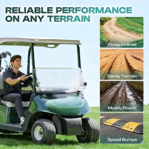 Drive-up Rear Shock Absorbers for EZGO RXV Golf Cart Gas Electric Models 2008-2013.2,Replaces 603637 611724