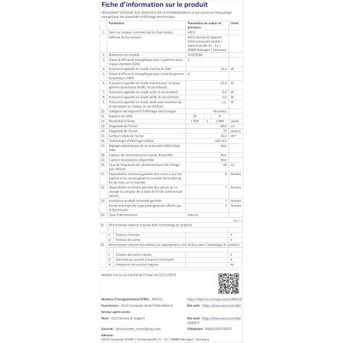 ASUS TUF Gaming VG279QM 27” HDR Monitor, 1080P Full HD (1920 x 1080), Fast IPS, 280Hz, G-SYNC Compatible, Extreme Low Motion Blur Sync (ELMB SYNC), 1ms, DisplayHDR 400,, BLACK