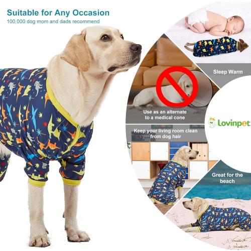 LovinPet Big Dog Pajamas for Large Dogs/XXL