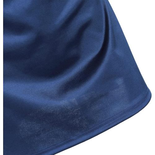 ZAFUL Women's Satin Sleeveless Spaghetti Strap Mini Dress Sexy Slip Cowl Neck Silky Cocktail Party Dresses
