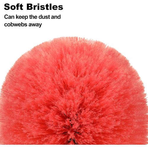 20 Foot High Reach Dusting Kit with 5-12 Foot Extension Pole // High Ceiling Duster with Telescopic Pole // Cobweb Microfiber Duster // Outdoor & Indoor Extendable Duster Cleaning Kit