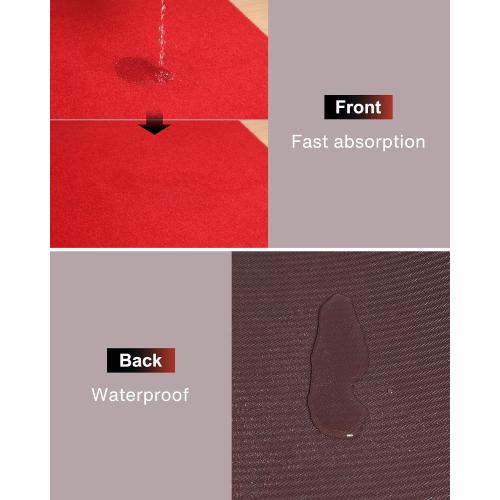 450GSM Extra Thick Red Carpet Runner for Party & Events, 3ft x 10ft Heavy Duty Non-Slip TPR Rubber Backing, Aisle Runway Rug forProm, Wedding Ceremony Decorations, Hollywood Oscars for Awards