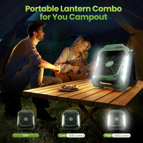 26800mAh Portable Fan Rechargeable GREEN