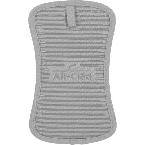 All-Clad Premium Pot Holder & Hot Pad: Heat Resistant to 500 Degrees - 100% Cotton, 10x6.25 Hot Pad for Kitchen and Barbeque, (6-Pack), Titanium