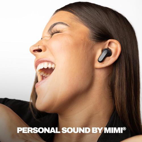 Skullcandy Rail ANC Wireless Earbuds, Bluetooth Headphones, Active Noise Cancelling, Up to 38 Hours Battery, Microphone for iPhone Android, Customizable via Skull-iQ App - True Black