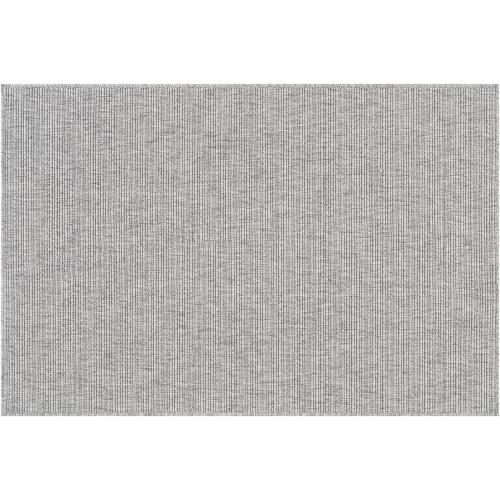Beverly Rug Easy Jute Gray Entry Rug 2x3 Solid Washable Durable Outdoor Indoor Area Rugs for Living Dining Patio Office Stain Resistant Non Shedding Casual Indoor Outside Carpet 2 x 3 Gray