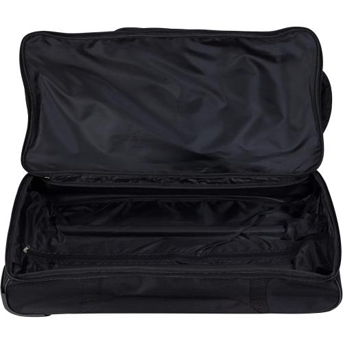 TPRC Sierra Madre II Upright Rolling Duffel Bag, Black/Gray, 36-Inch