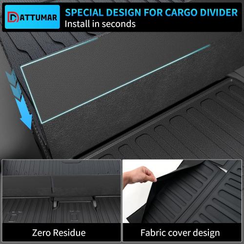 Floor Mats Compatible with 2025 2026 Ford Expedition 7-Seater Captain Chairs (NOT for Max) Trunk Mat Cargo Mat Cargo Liner Expedition Accessories (Floor Mats Trunk Mat Backrest Mats)