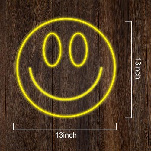 Size 16x7 Smile Neon Signs Decorative Bright Night Light for Wall Decor 16''x 7'' Size LED Light Neon Sign Art Decorative Night Lights for Bachelorette Party, Engagement Party, Birthday Party,Wedding