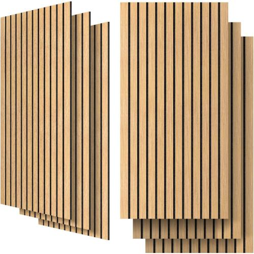 UMIACOUSTICS 6 Packs Acoustic Panel,47.2 x 23.6 Inches Decorative Sound Proof Panel for Office,Home Theater,Studio,Khaki