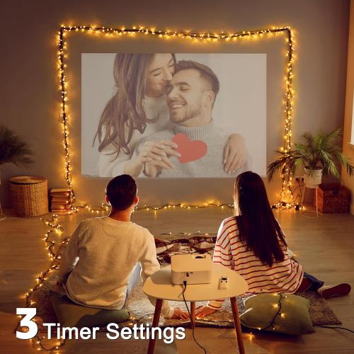 Christmas Tree Lights 98 FT 300 LED, Warm White Christmas Lights Indoor Plug in, 8 Modes Twinkle String Lights for Bedroom Party Ceiling Xmas Home Decorations