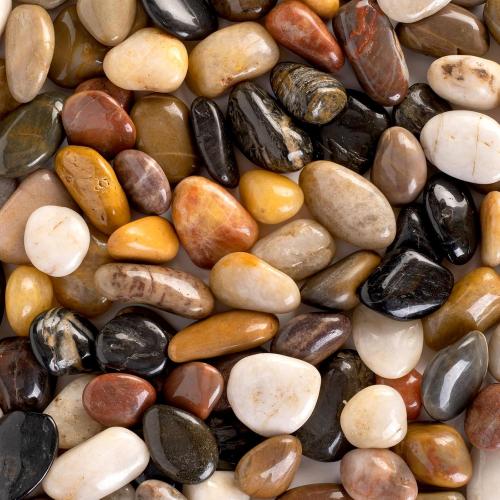 5 lbs River Stones and Pebbles can be Used for Gardening; Aquarium Rocks and Gravel are Suitable for Fish Tank Decoration