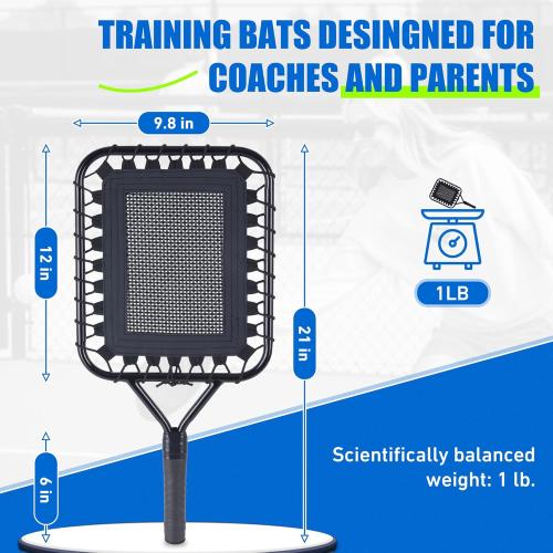 Fungo Baseball Bat for Coaches and Parents, Lightweight Training Bat for Grounders, Pop Flies, and Fly Balls, Durable Practice Tool for Youth and Adult Players, Easy-to-Handle Baseball Racket