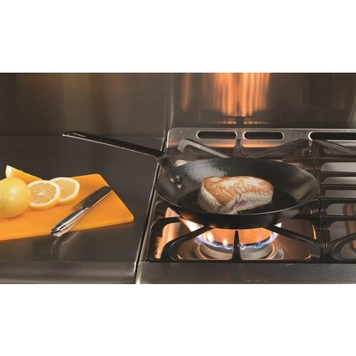 Lodge Pre-Seasoned Carbon Steel Skillet - Use in the Oven, on the Stove, on the Grill, or Over a Campfire - 10 Inch