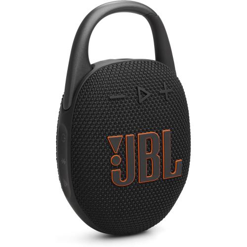 JBL Clip 5 - Ultra-Portable, Waterproof & Dustproof Bluetooth Speaker, Big JBL Pro Sound with Punchy bass, Integrated Carabiner, Up to 12 Hours of Play, Made in Part with Recycled Materials (Black)