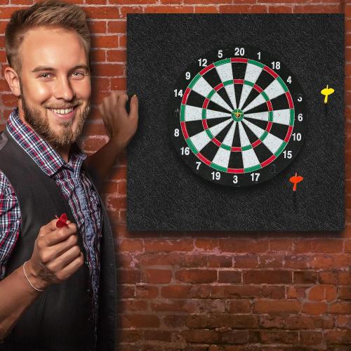 Dart Board Backing Felt Wall Tiles Cork Dart Board Backer Alternative Self-Adhesive Wall Protectors Square Backing Tiles