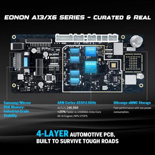 Eonon 7'' Car Radio for BMW 5 Series 1995-2002 (E39), Android 13 Wireless CarPlay Android Auto Car Stereo,Touchscreen Navigation with Bluetooth, AM/FM, SWC, WiFi, 2 32G - E39A13