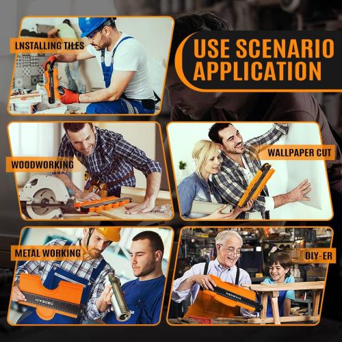 dodowin Contour Gauge Tool, Gifts for Him Men Adults Birthday Dad Husband, Super Gauge Shape Outline Tool for Woodworking, Flooring Measure Tools, Anniversary/Boyfriend Gifts