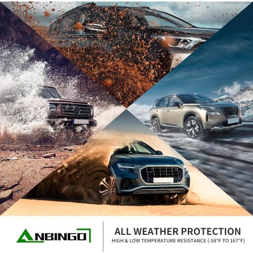 ANBINGO®Fit for Dodge Ram Floor Mats Ram 1500 Crew Cab 2025-2026(with Rear Under-Seat Factory Storage Bucket Seat) All Weather Mat for Dodge Ram TPE Car Mat Rugs for Ram Rubber Trunk Carpet for Ram