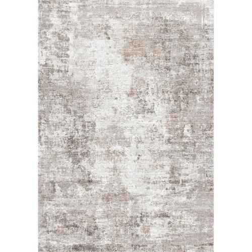 Washable 3x5 Entryway Rug - Non-Slip Soft Low-Pile Thin Small Area Rugs for Kitchen Bedroom Living Room Hallway – Modern Abstract Neutral Door mat Indoor（Beige Grey）