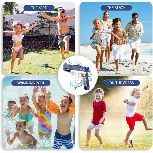 Electric Water Gun with Long Range,Automatic Squirt Gun for Kids and Adults, Long Distance Water Pistol for Pool Beach Outdoor Play