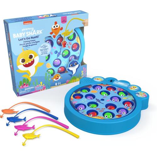 Spin Master Cardinal Games 6054916 Baby Shark Gone Fishing Game, Multi Colour, Ages 4