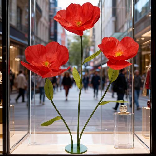 5.9FT Artificial Paper Flowers, Large Flower Backdrop | Handmade giant flowers for wedding decor, party photography, home decoration, events, and store window displays.