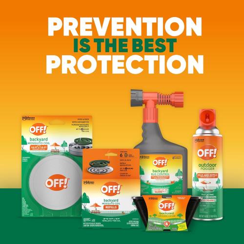 OFF! Outdoor Insect & Mosquito Repellent Fogger, Backyard Pretreat, Kills & Repels Insects in an up to 900 sq, ft, area, 16 oz (Pack of 2)